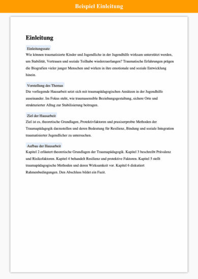 soziale arbeit einleitung