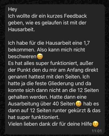 StudyTexter Erfahrungen 3 Bewertung Studytexter WhatsApp