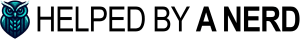 Helped by a Nerd Logo